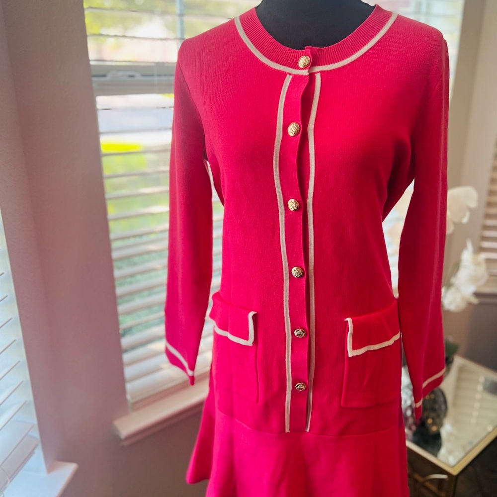 Woman midi sweater dress